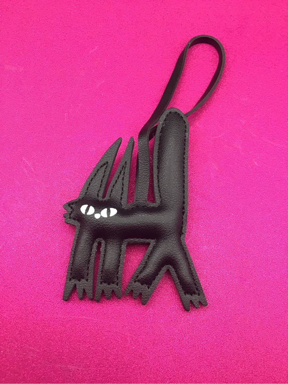 Black Cat Bag Charm